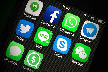 پیام‌رسان‌های موبایلی و شبکه‌های اجتماعی